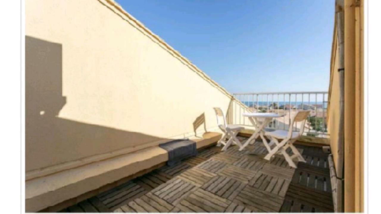 F3 Narbone-Plage Avec Solarium 250M De La Mer Vue Mer Et Clape Narbonne-Plage Exteriör bild